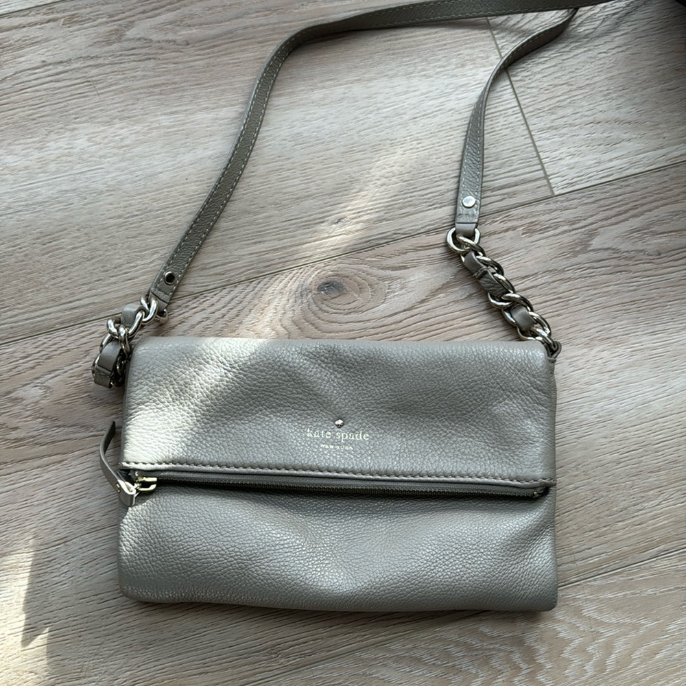 Kate Spade Tan Chain Crossbody Bag